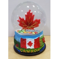 Canada Maple Leaf Snow Globe