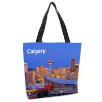 CALGARY CITY DAY SCENE TOTE BAGS