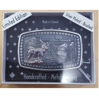 Big Horn Jasper Buckle Silver